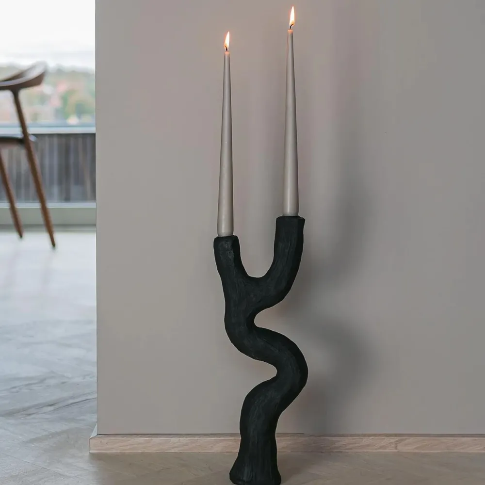 Mette Ditmer Andet Boligtilbehør|Lysestager>Art Piece Candleholder Black