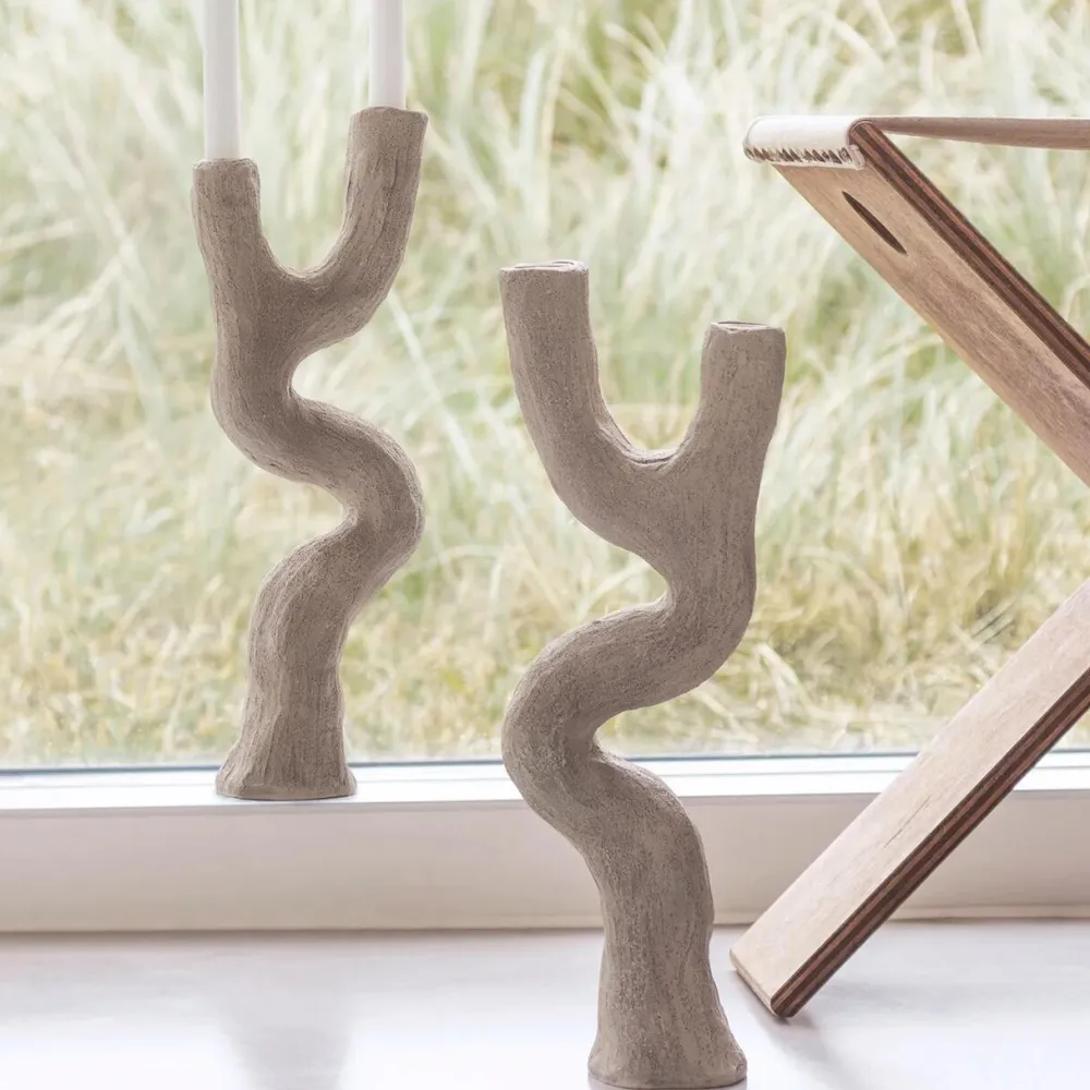 Mette Ditmer Andet Boligtilbehør|Lysestager>Art Piece Candleholder Sand