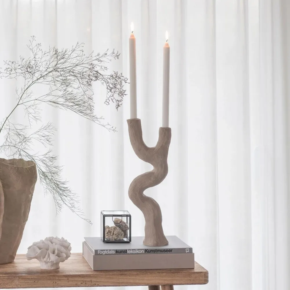 Mette Ditmer Andet Boligtilbehør|Lysestager>Art Piece Candleholder Sand
