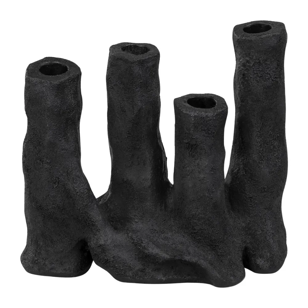 Mette Ditmer Adventsstager|Andet Boligtilbehør>Art Piece Four Candleholder Black