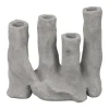 Mette Ditmer Adventsstager|Andet Boligtilbehør>Art Piece Four Candleholder Light Grey