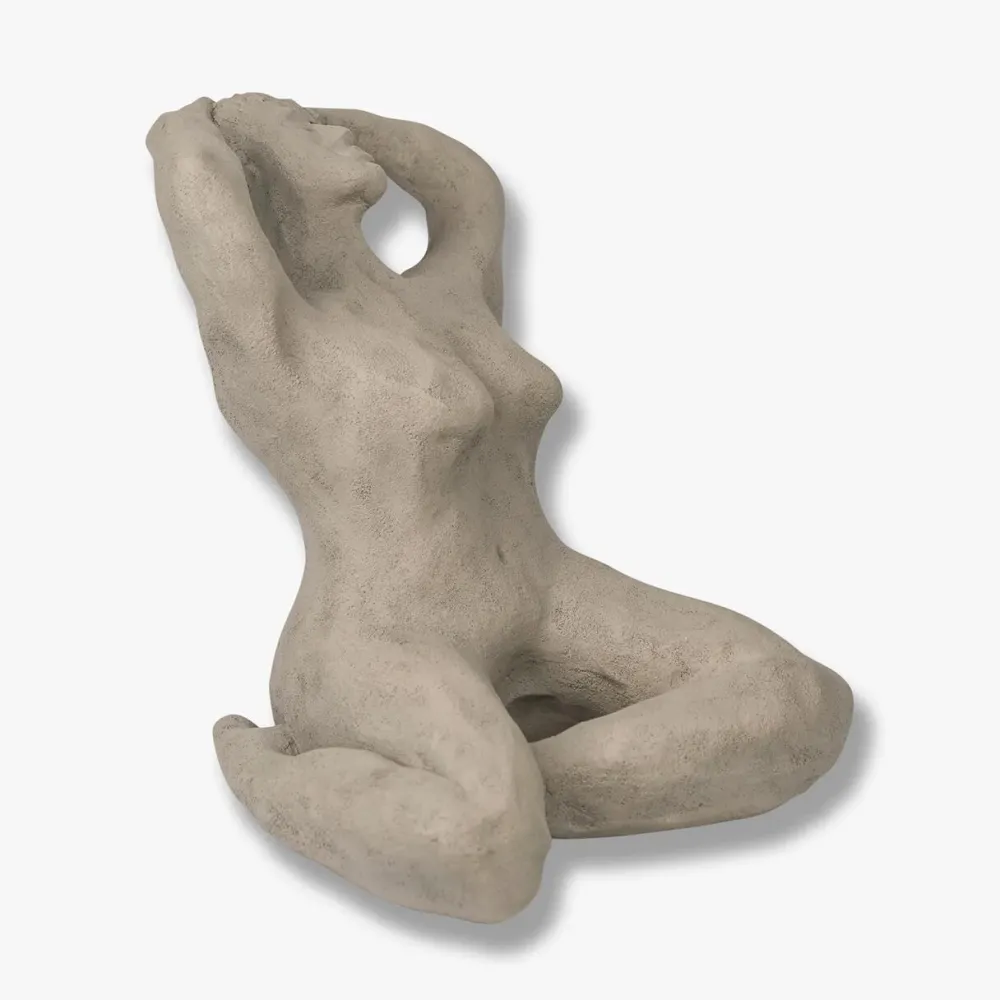 Mette Ditmer Andet Boligtilbehør|Keramik & Porcelæn>Art Piece Gaia Figure Sand