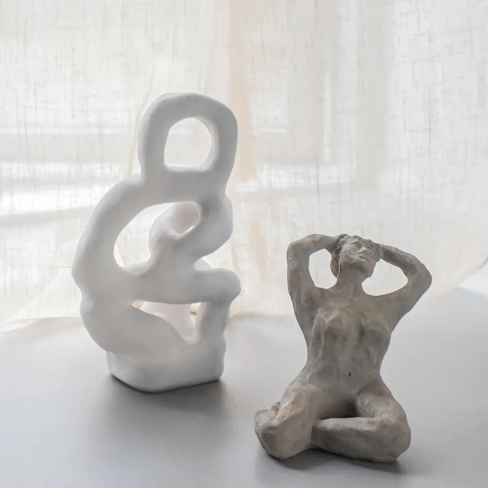 Mette Ditmer Andet Boligtilbehør|Keramik & Porcelæn>Art Piece Gaia Figure Sand
