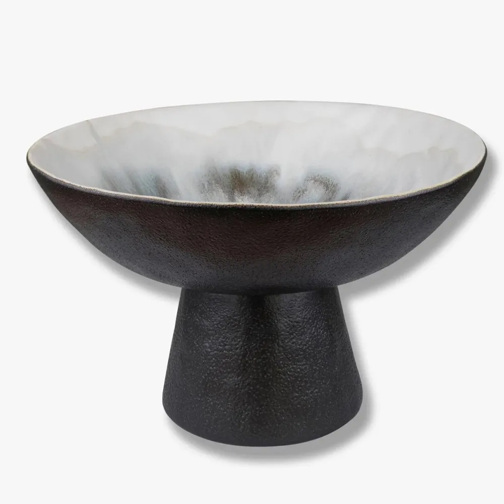 Mette Ditmer Andet Boligtilbehør>By Hand Bowl On Foot Off-White