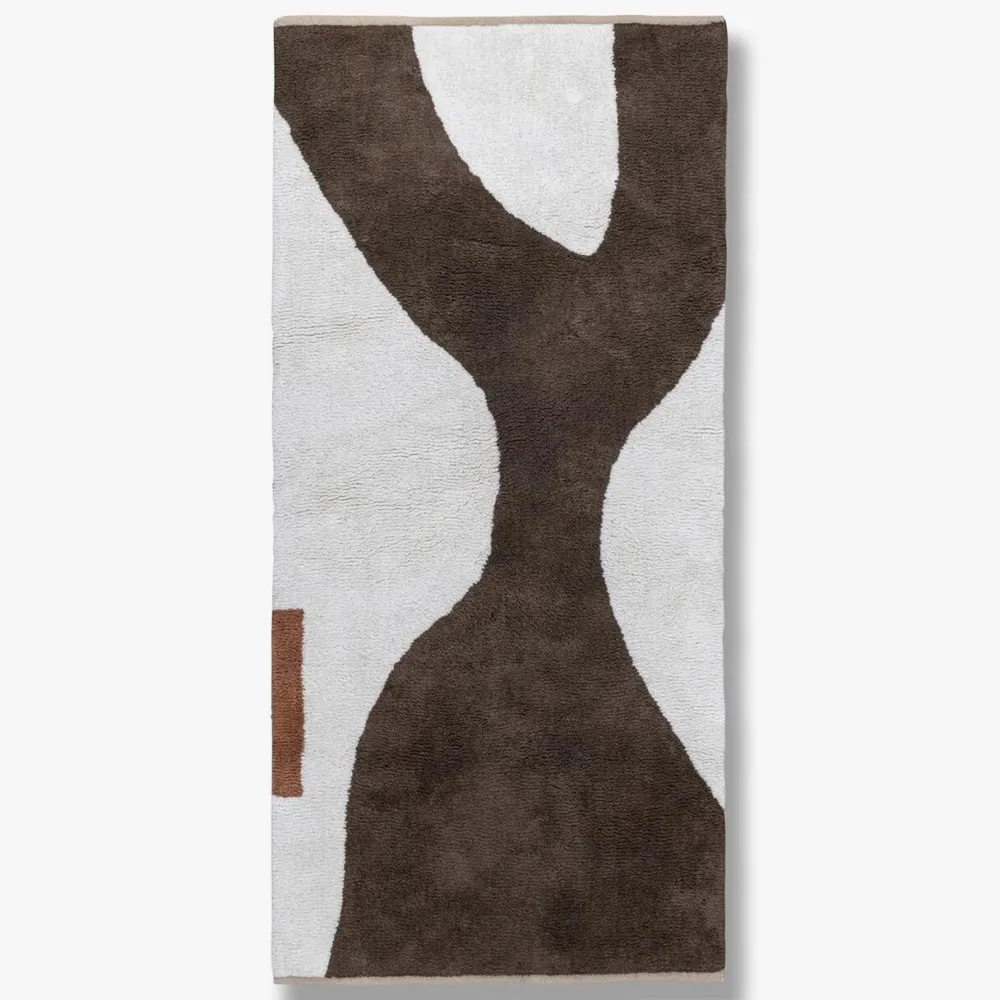 Mette Ditmer Tæpper & Måtter>Figura Rug Brown Medium