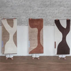 Mette Ditmer Tæpper & Måtter>Figura Rug Brown Medium
