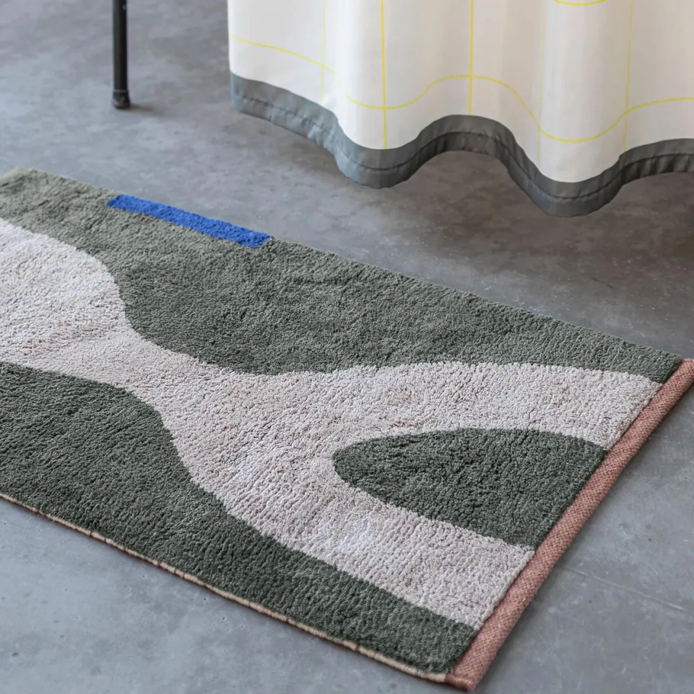 Mette Ditmer Tæpper & Måtter>Figura Rug Dark Olive Small