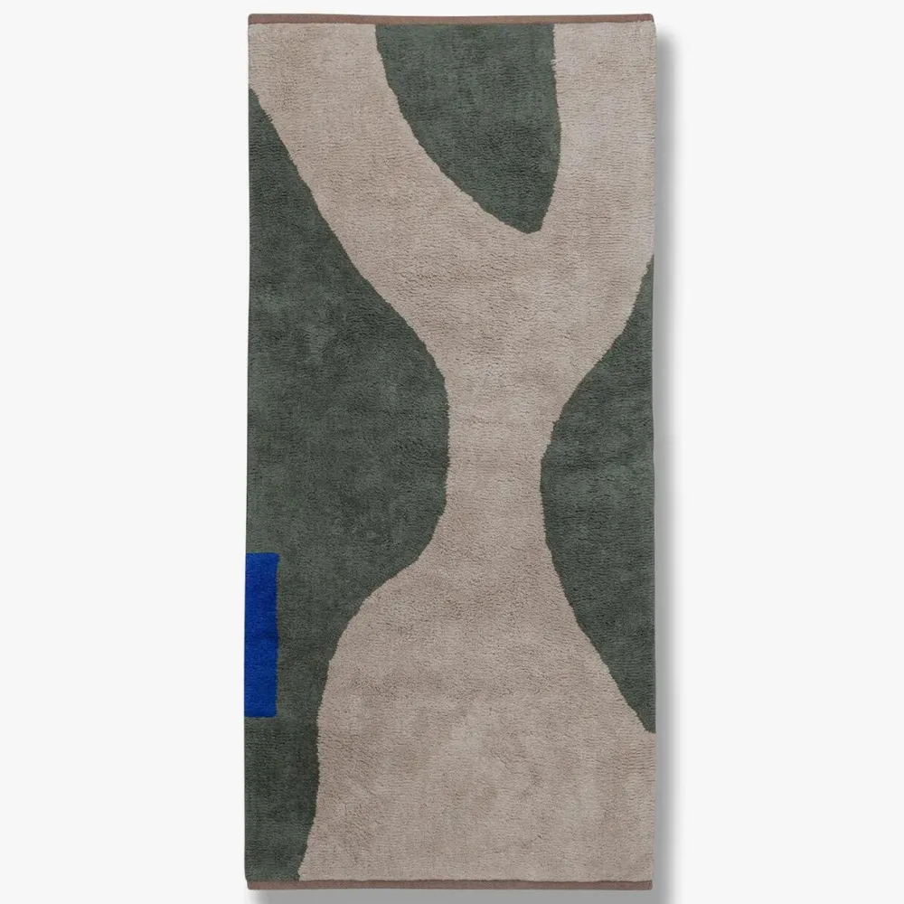 Mette Ditmer Tæpper & Måtter>Figura Rug Dark Olive Medium