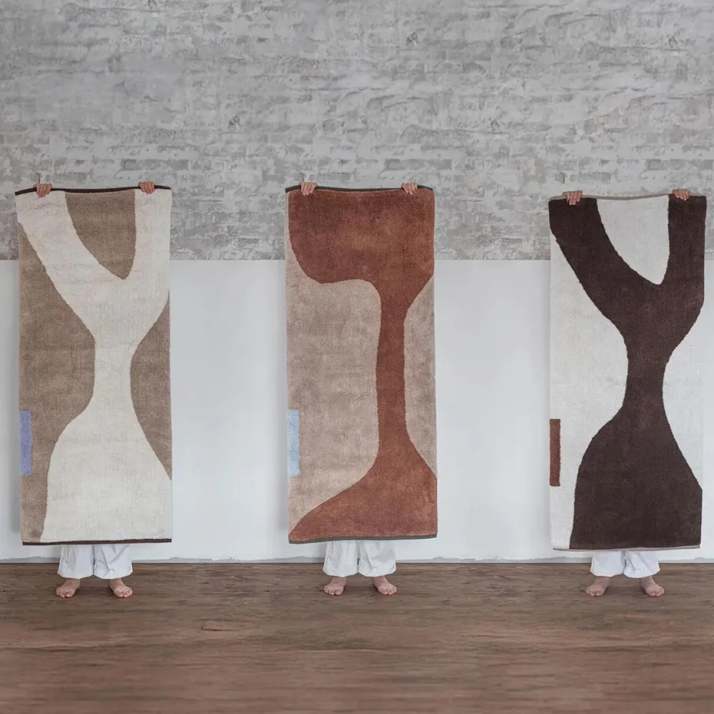 Mette Ditmer Tæpper & Måtter>Figura Rug Dark Olive Medium