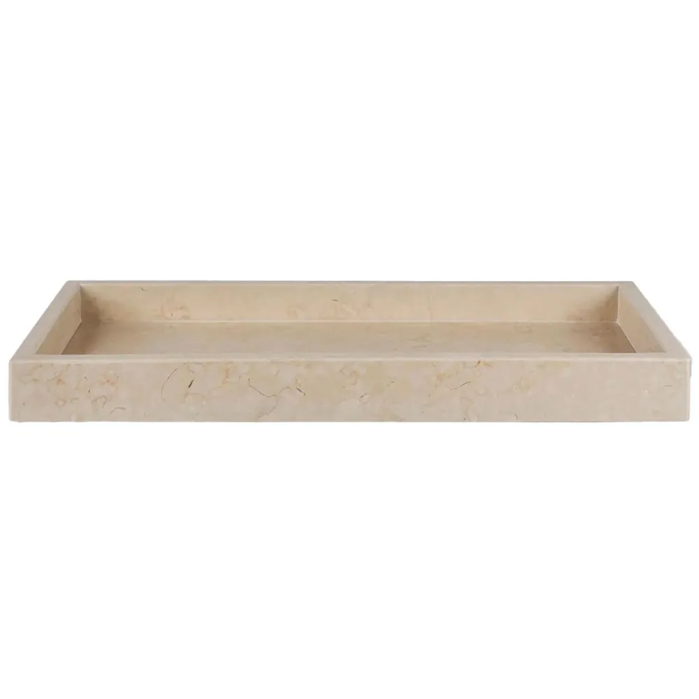 Mette Ditmer Skåle & Bakker|Badeværelse>Marble Deco Tray Sand