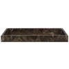 Mette Ditmer Skåle & Bakker>Marble Deco Tray Brown