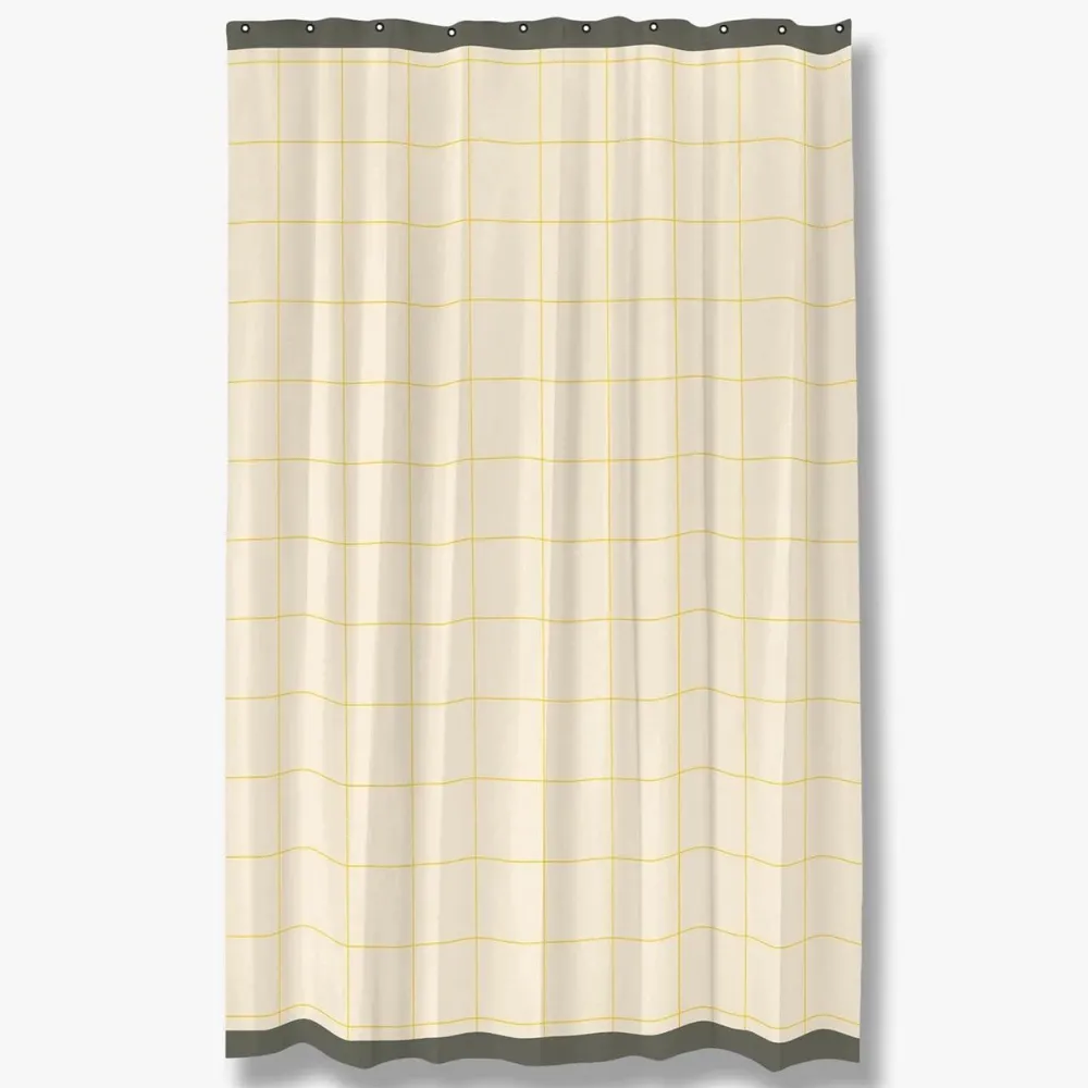 Mette Ditmer Badeværelse>Mesh Shower Curtain Yellow