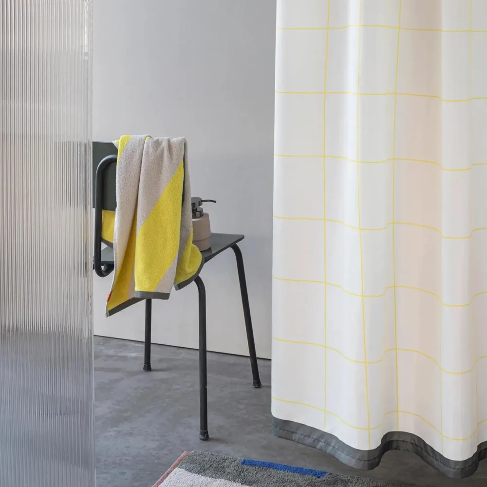 Mette Ditmer Badeværelse>Mesh Shower Curtain Yellow