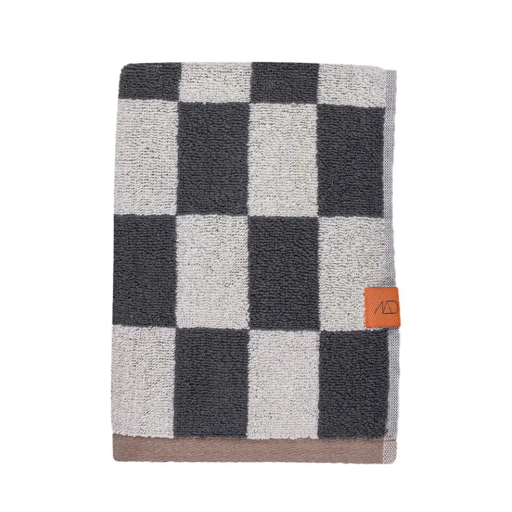 Mette Ditmer Badeværelse|Badtekstiler>Retro Guest Towels Dark Grey