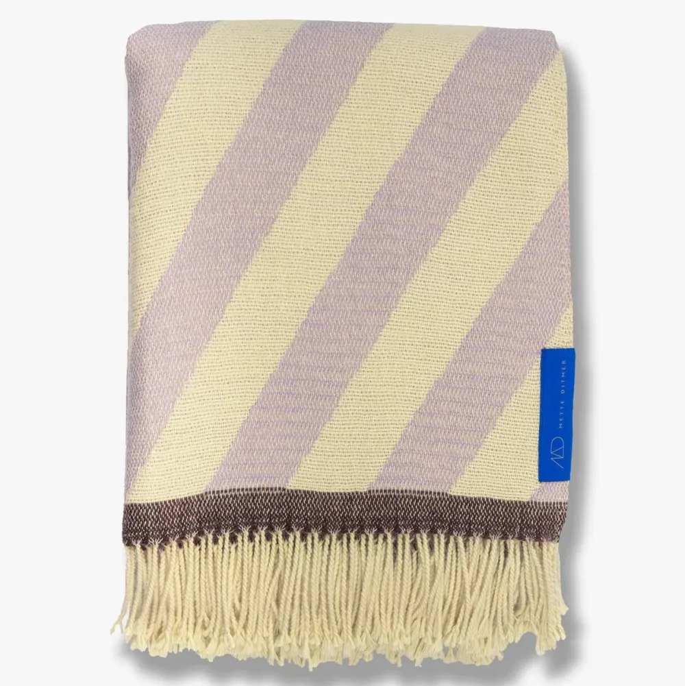 Mette Ditmer Plaider>Retro Throw Lilac