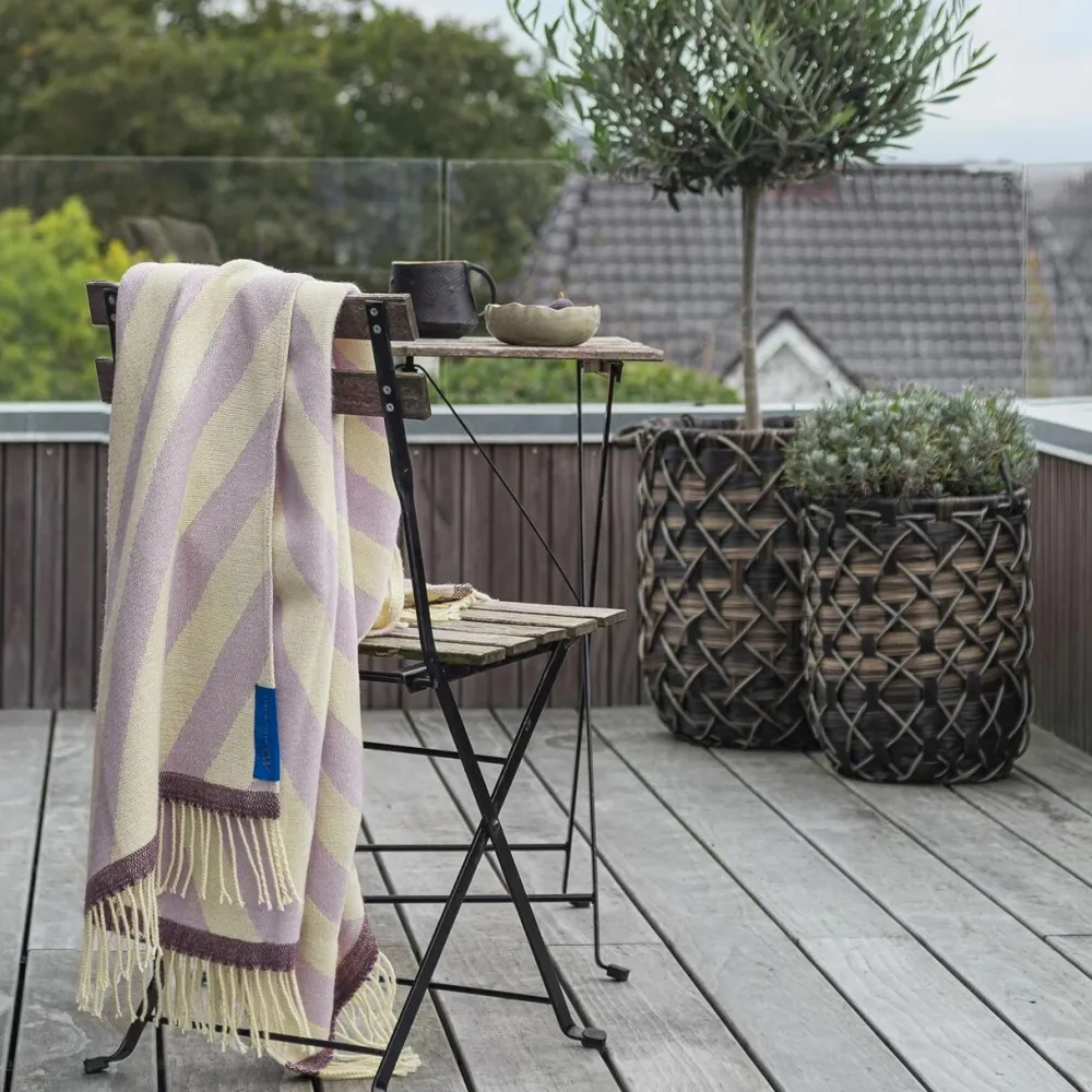 Mette Ditmer Plaider>Retro Throw Lilac