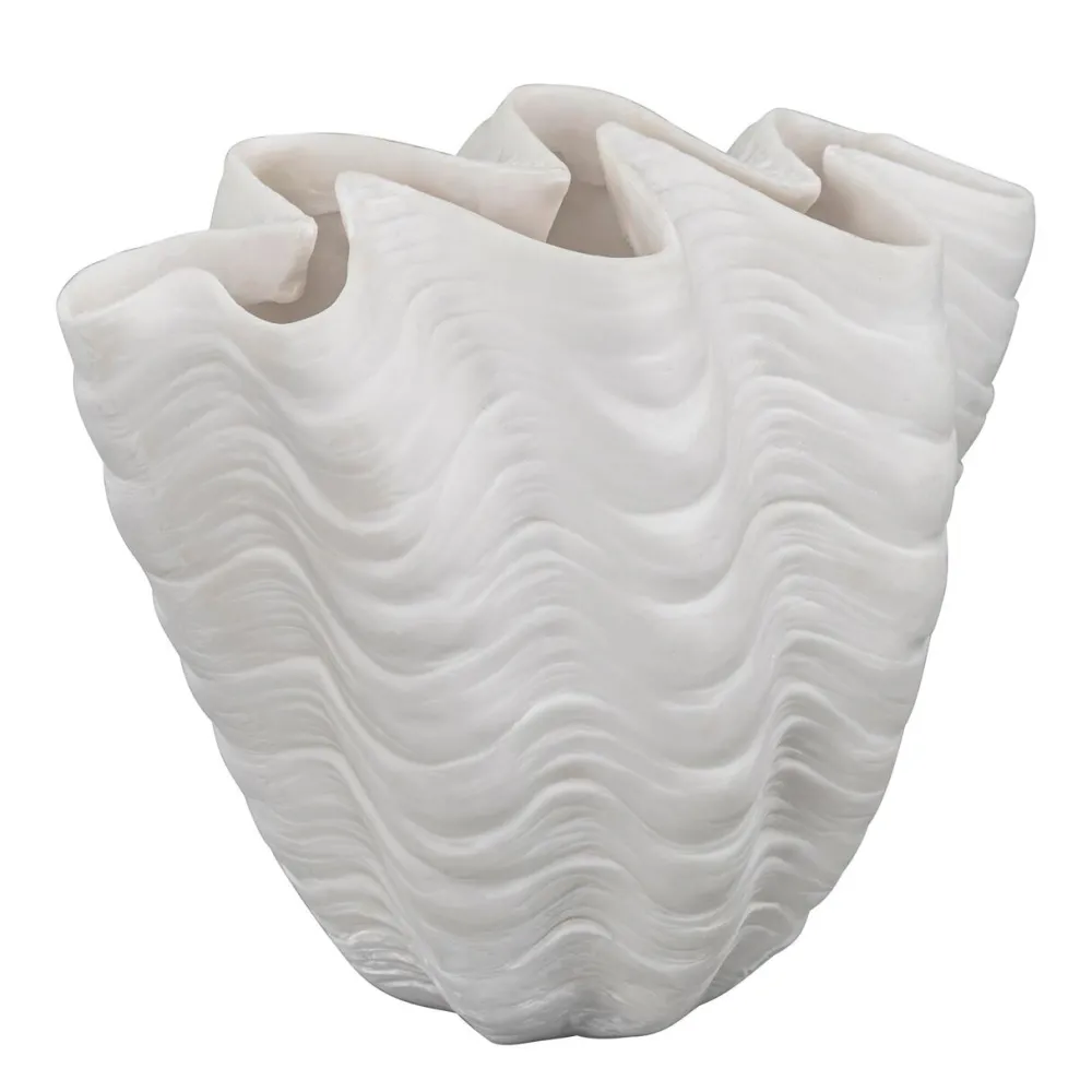 Mette Ditmer Andet Boligtilbehør|Vaser>Shell Vase Off-White Small