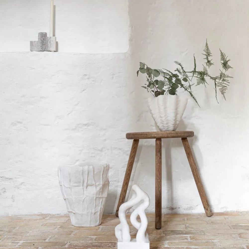 Mette Ditmer Andet Boligtilbehør|Vaser>Shell Vase Off-White Small