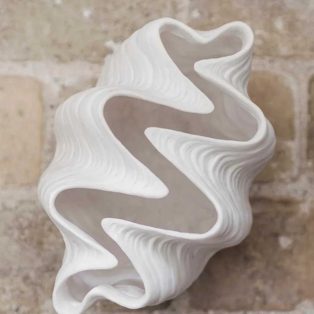 Mette Ditmer Andet Boligtilbehør|Vaser>Shell Vase Off-White Small