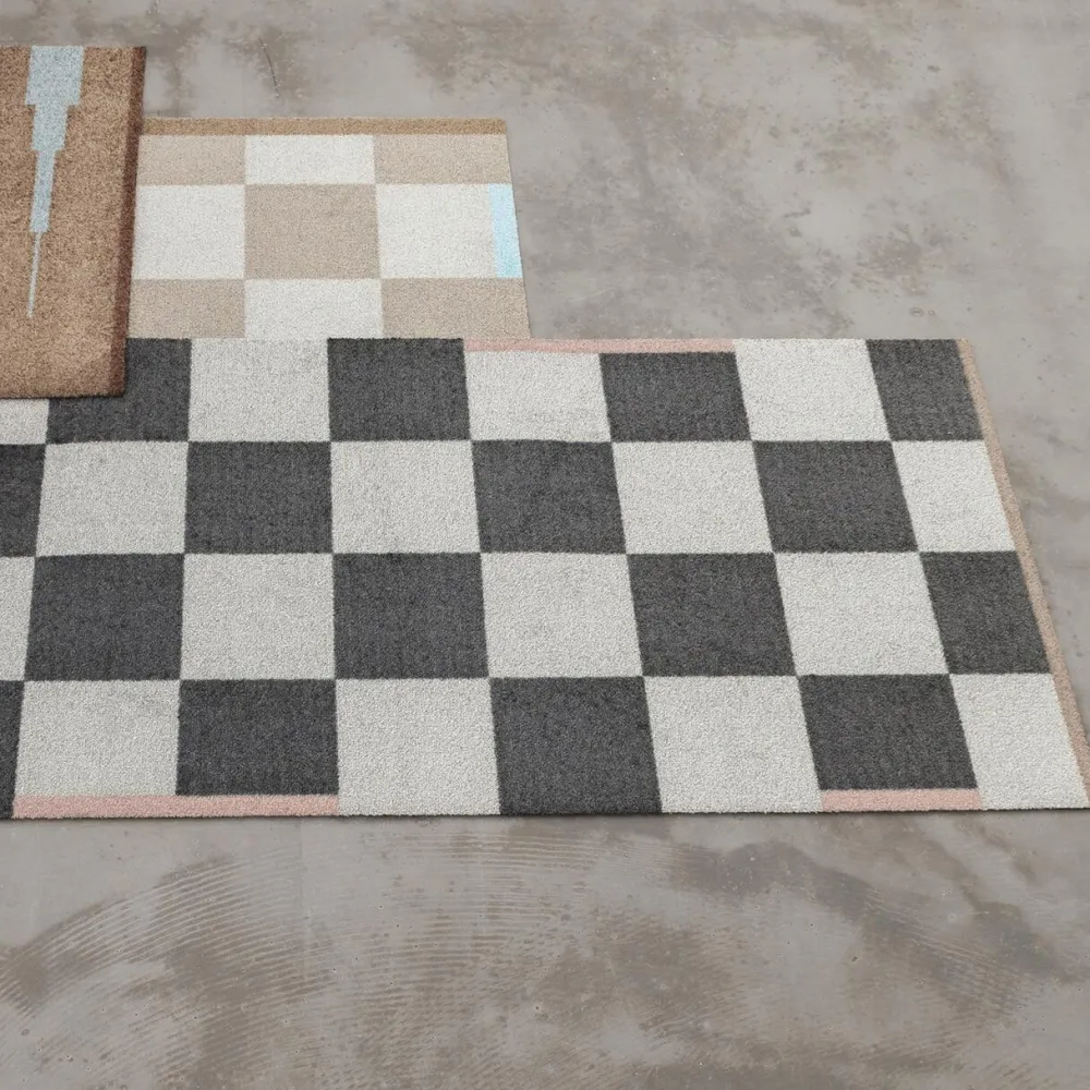 Mette Ditmer Entré|Badeværelse>Square All-Round Mat Dark Grey Medium