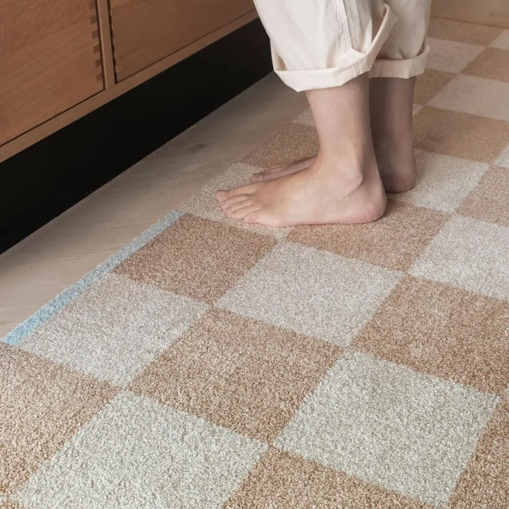 Mette Ditmer Entré|Badeværelse>Square All-Round Mat Camel Large