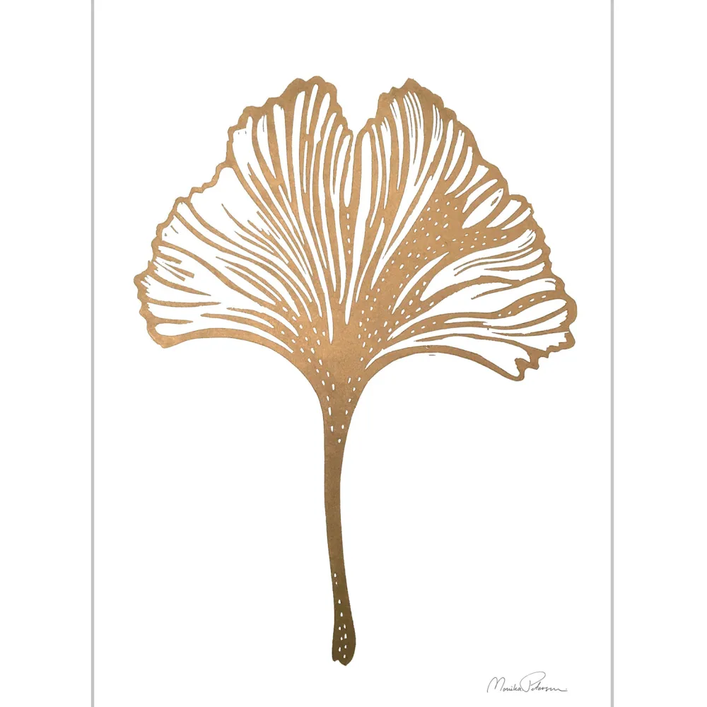 Monika Petersen Illustrationer & Plakater>Gingko A5