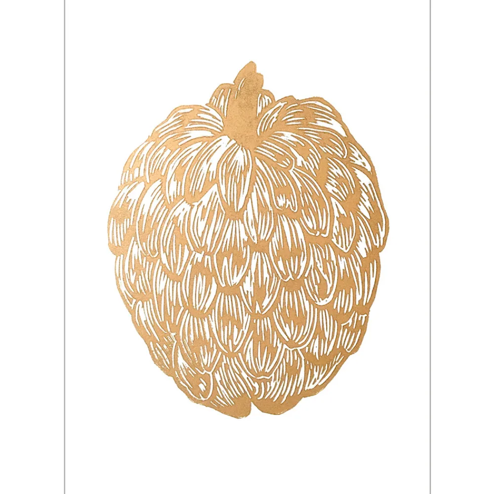 Monika Petersen Stue|Andet Boligtilbehør>Gold Cherimoya White A4