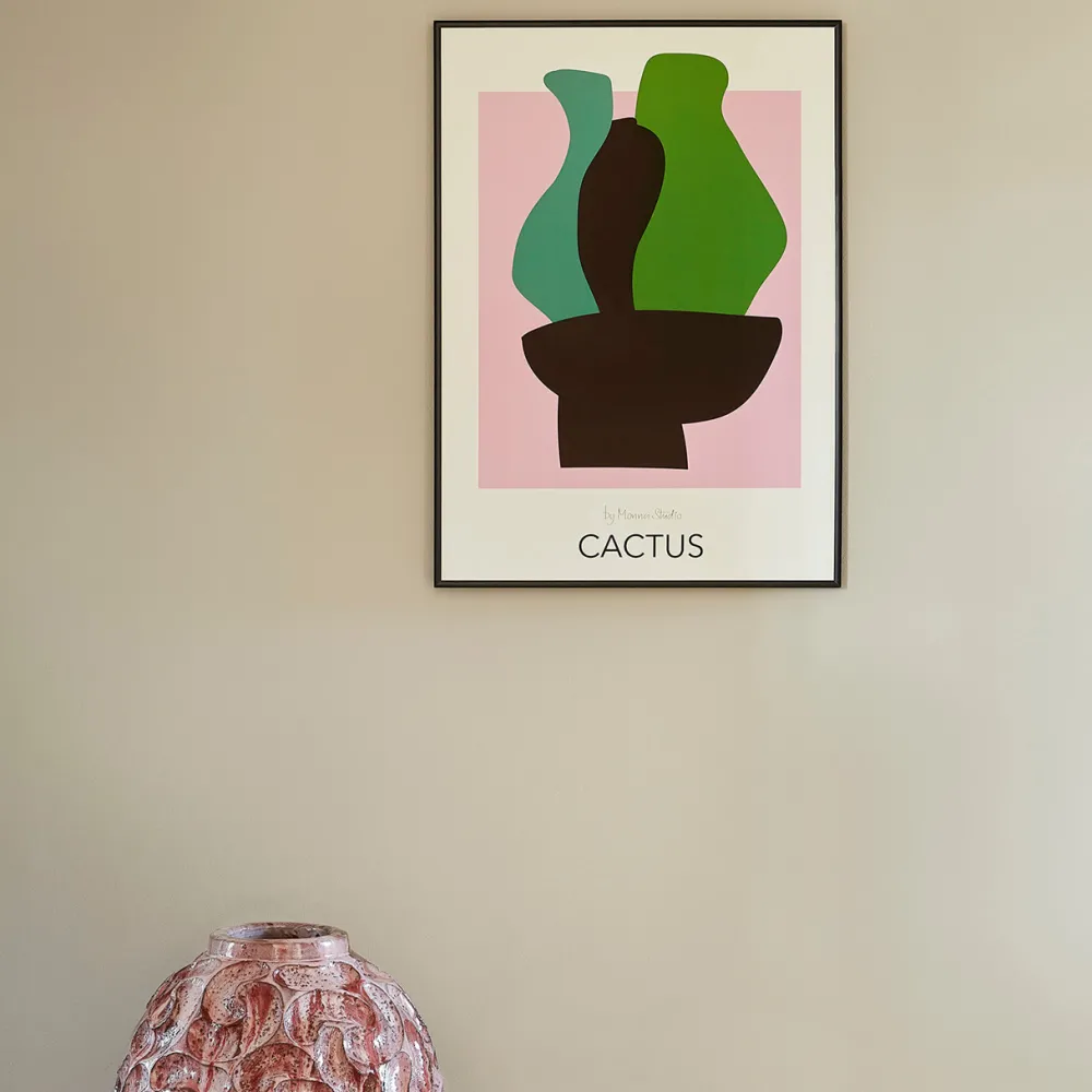 Andet Boligtilbehør|Illustrationer & Plakater>MONNA Studio Design Poster Cactus 50x70 cm