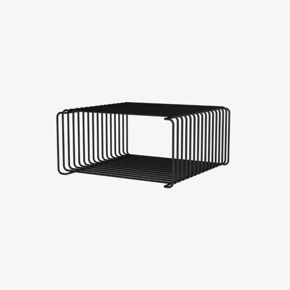 Montana Hylder|Stue>Panton Wire, Single, Half Height, Black