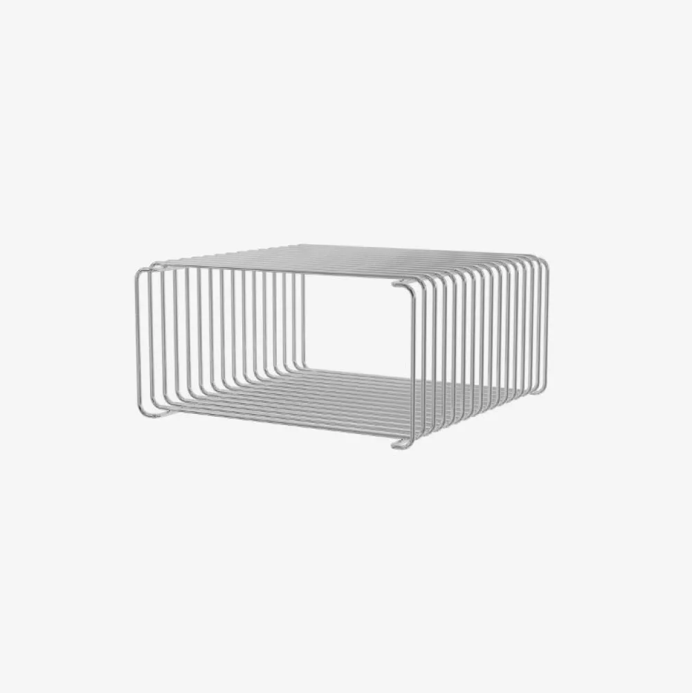 Montana Hylder|Stue>Panton Wire, Single, Half Height, Chrome