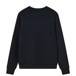 Mos Mosh Gallery Overdele>Abel Crew Neck Sweat Salute Navy