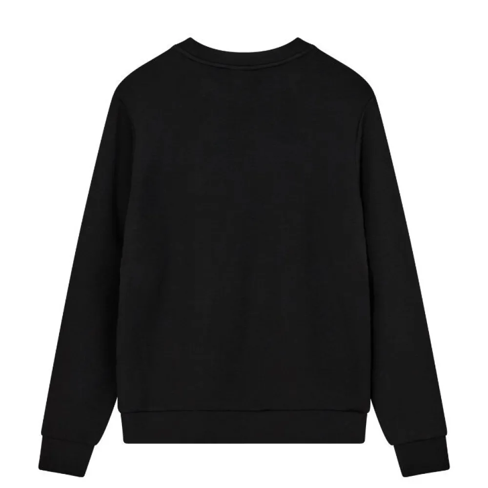Mos Mosh Gallery Overdele>Abel Crew Neck Sweat Black