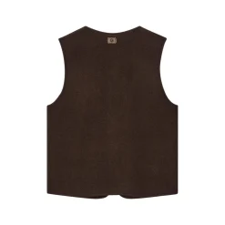 Mos Mosh Gallery Overdele>Cess Ryan Boil Vest Chocolate Brown