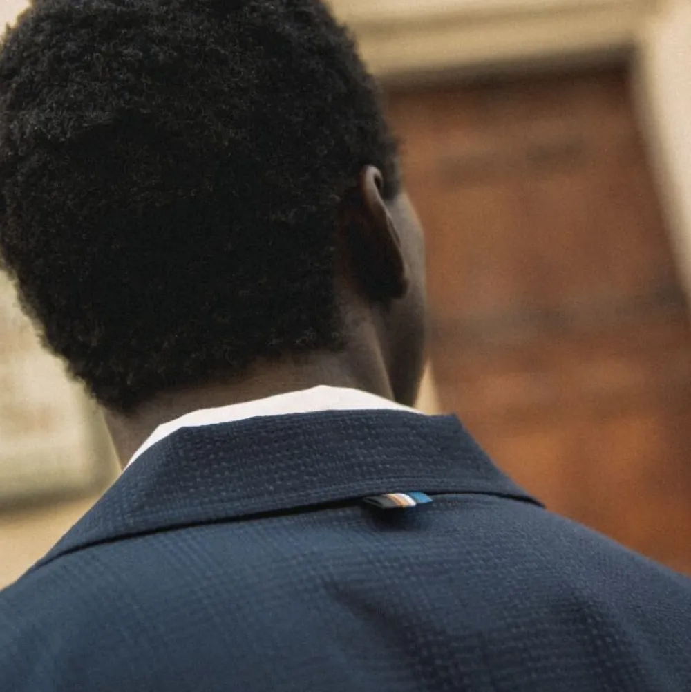 Mos Mosh Gallery Overtøj>Conor Seer Check Jacket Navy