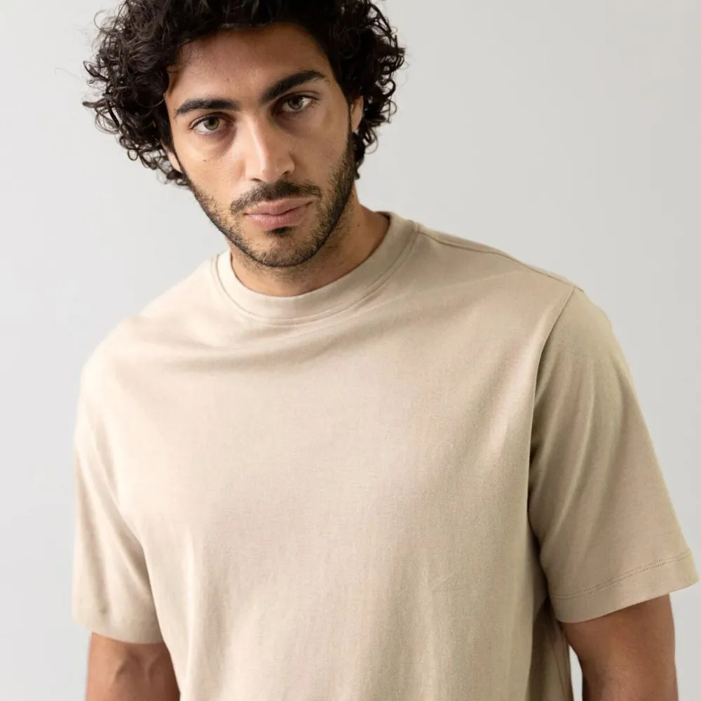 Mos Mosh Gallery Overdele>Darren SS Tee Aluminium