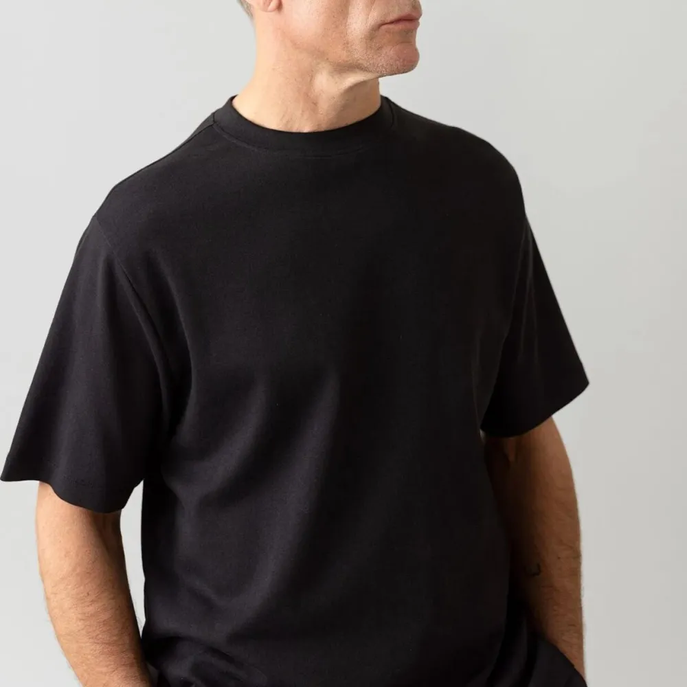 Mos Mosh Gallery Overdele>Darren SS Tee Black