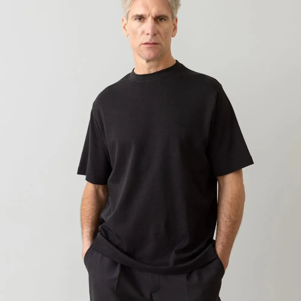 Mos Mosh Gallery Overdele>Darren SS Tee Black