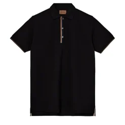 Mos Mosh Gallery Overdele>Harvey Polo SS Tee Black