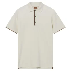 Mos Mosh Gallery Overdele>Harvey Polo SS Tee Off White