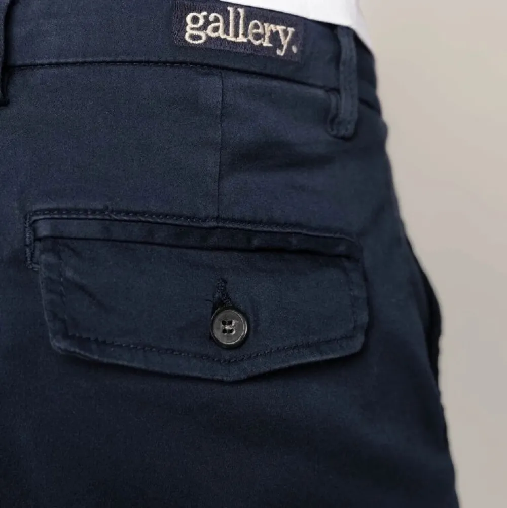 Mos Mosh Gallery Underdele>Hunt Soft String Pant Navy