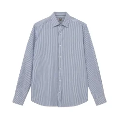 Overdele>Mos Mosh Gallery Marco Oxford Stripe Shirt Light Blue
