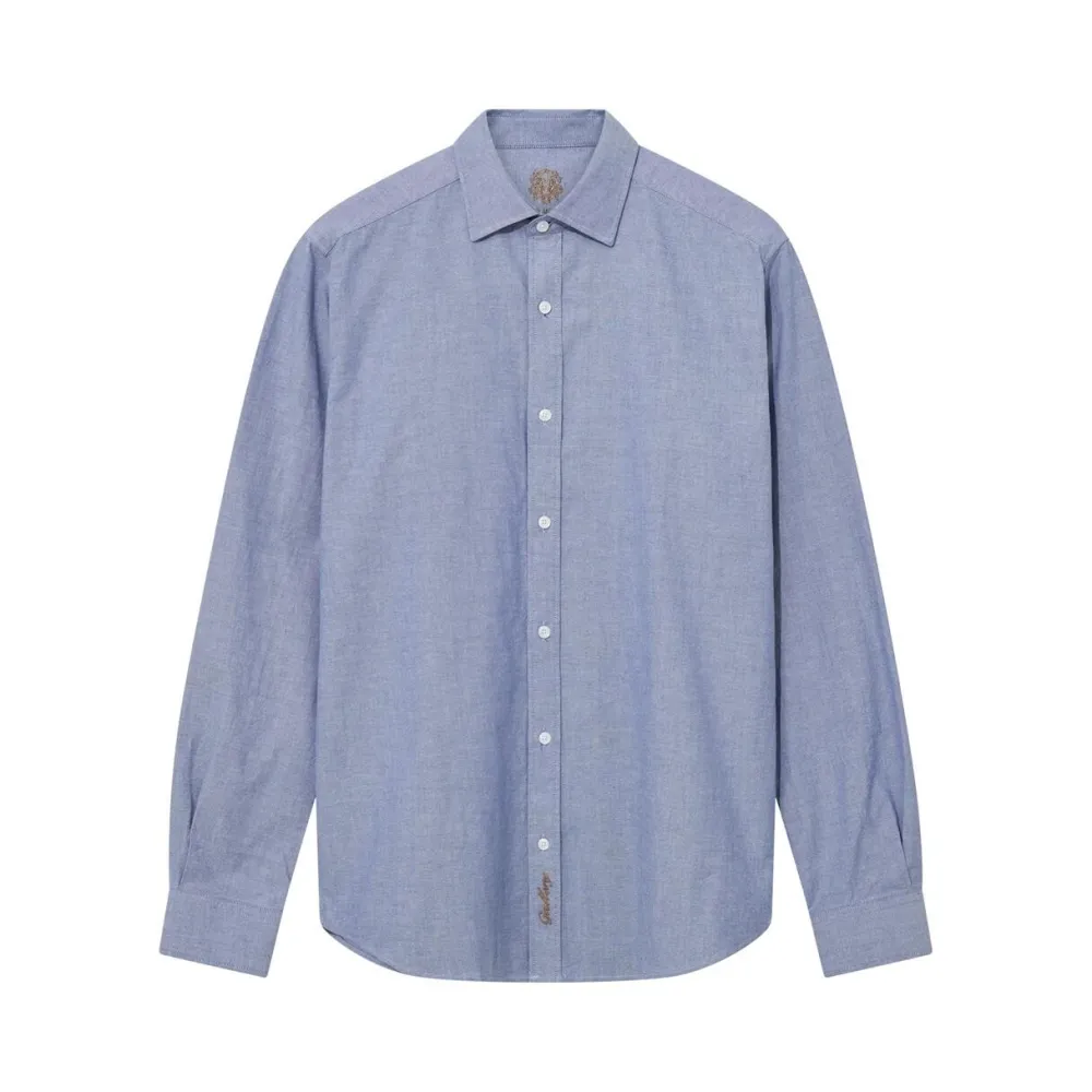 Mos Mosh Gallery Overdele>Marco Oxford Shirt Light Blue