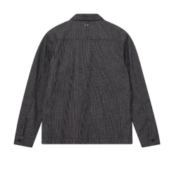 Mos Mosh Gallery Overdele>Matteo Stripe Overshirt Blue