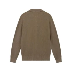 Mos Mosh Gallery Overdele>Royce Zip Polo Knit Ermine