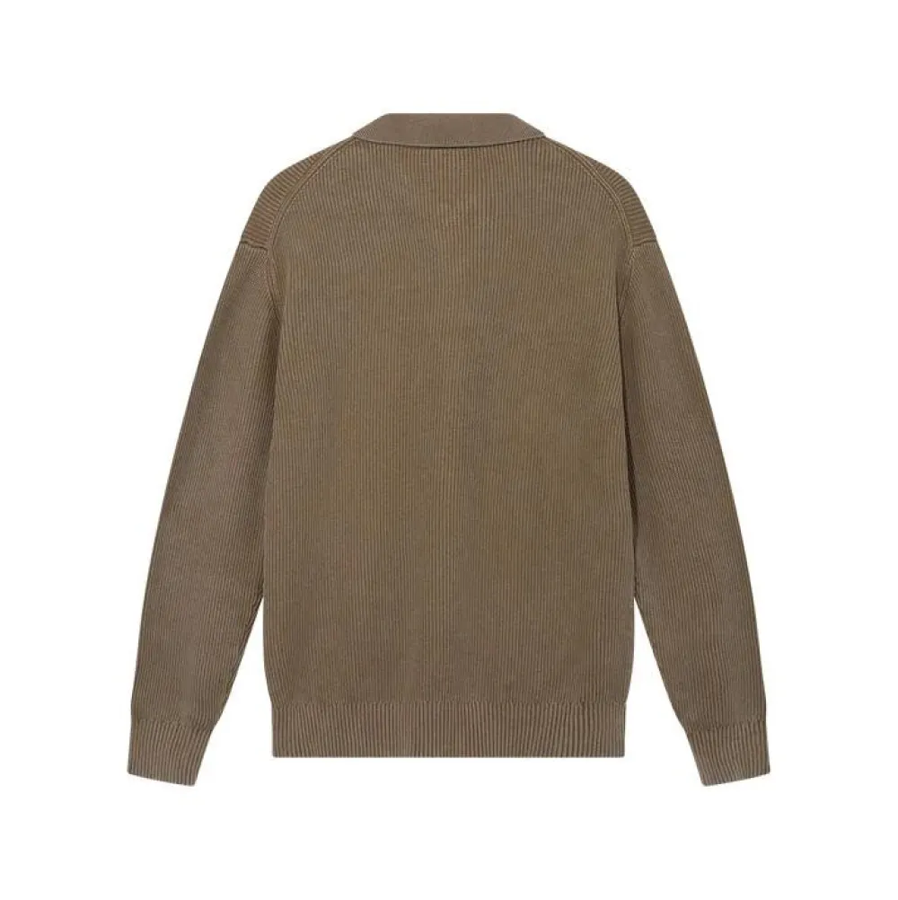 Mos Mosh Gallery Overdele>Royce Zip Polo Knit Ermine