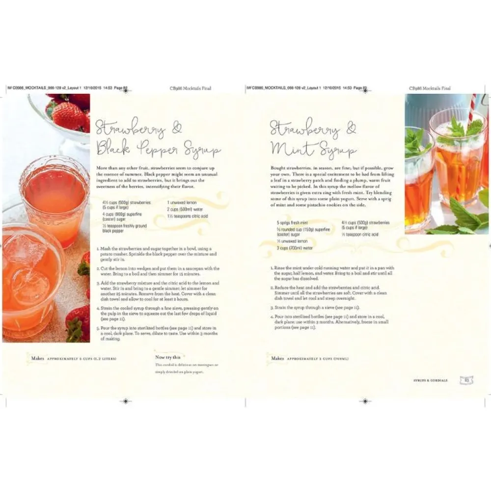 New Mags Bøger>Mocktails Cordials, Syrups, Infusions & More