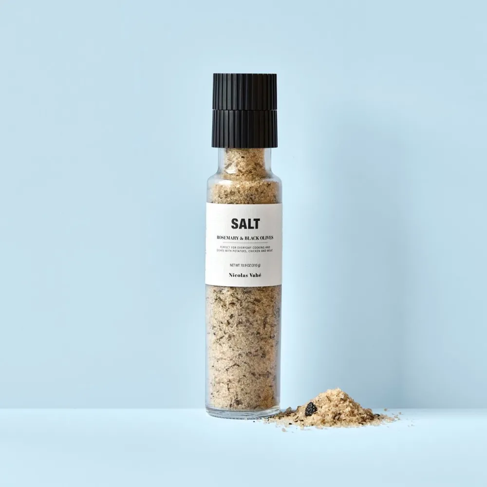 Nicolas Vahé Delikatesser>Salt Rosemary & Black Olives