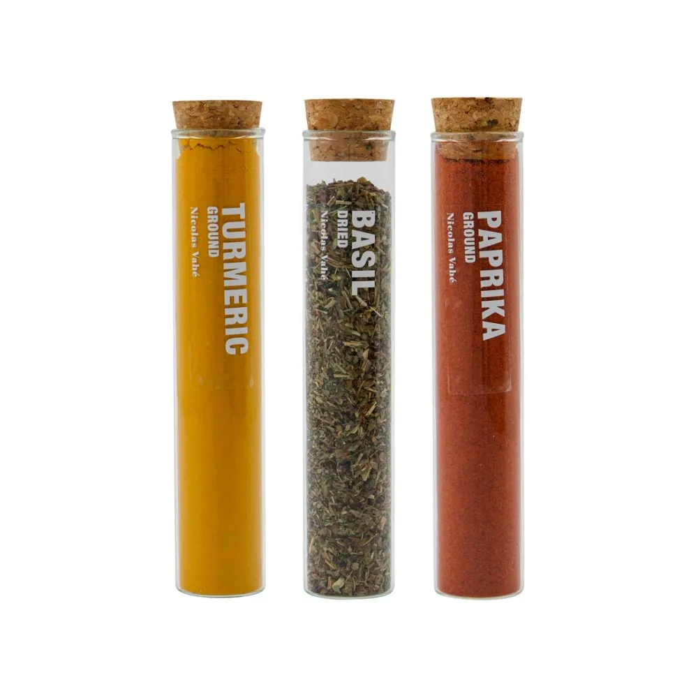 Nicolas Vahé Delikatesser>Spices Basil, Paprika Chili & Turmeric
