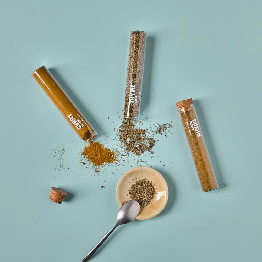 Nicolas Vahé Delikatesser>Spices Curry, Thyme & Cumin