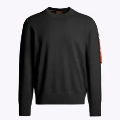 Parajumpers Overdele>Basic Braw Crew Neck Sweater Black